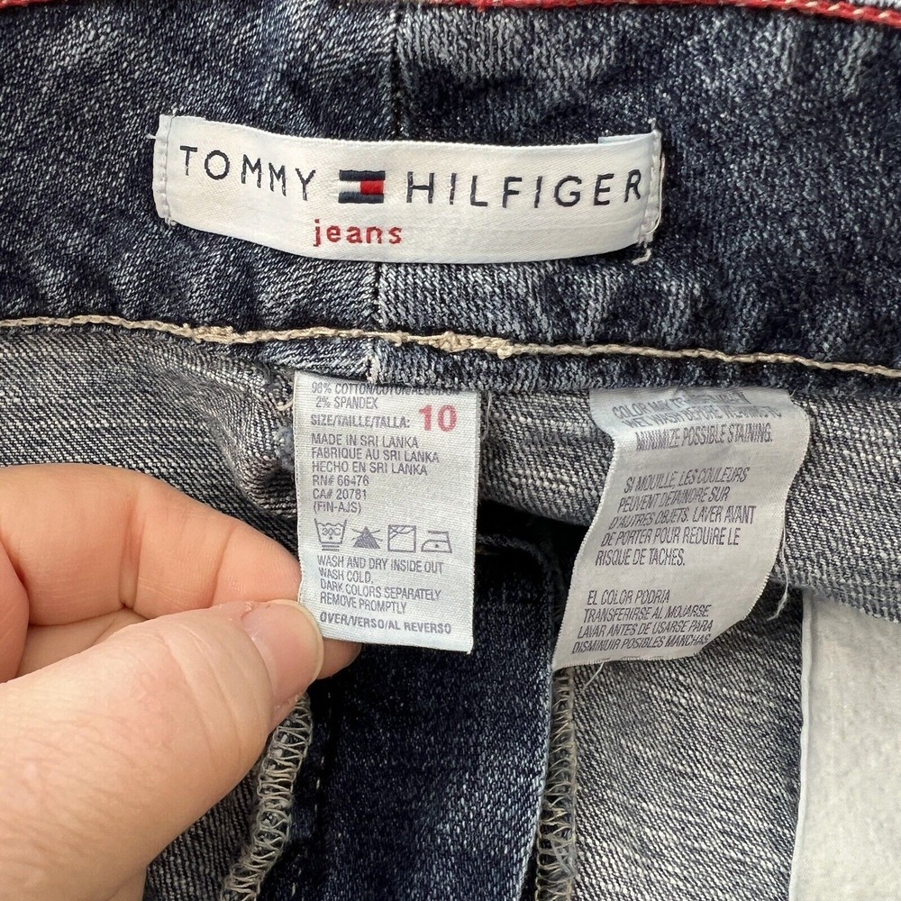 Vintage Y2K Tommy Hilfiger Women's Blue Denim Maxi Jean Skirt Women 10 - Picture 5 of 6